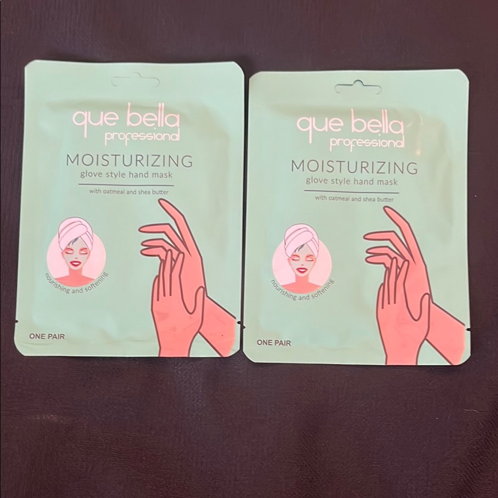 Que Bella Professional Moisturizer Glove Style Hand Mask